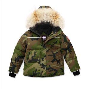 Canada Goose Kids Snowy Owl Parka Print